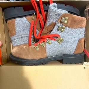 Women’s Toms Summit Wool Waterproof Boots  Orange brown